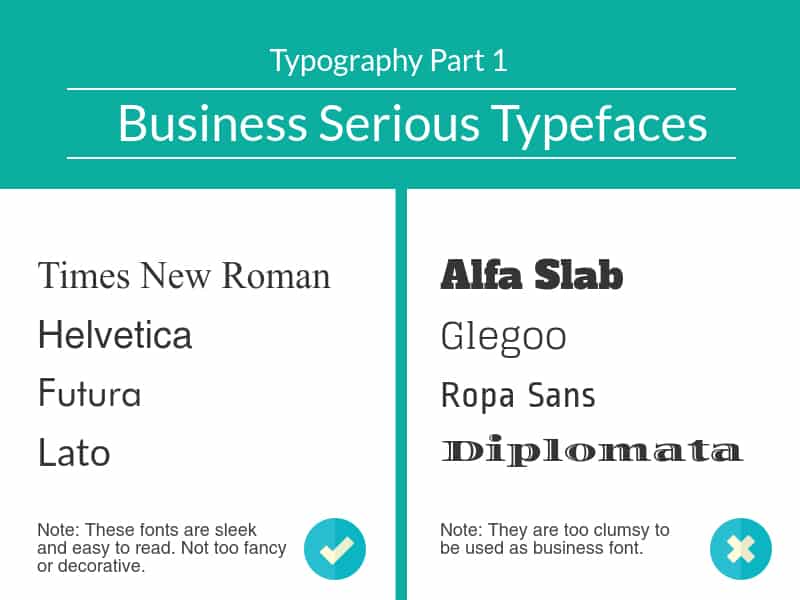 Шрифты для бизнес презентации
