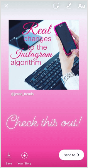 Как репостить Instagram посты в Истории