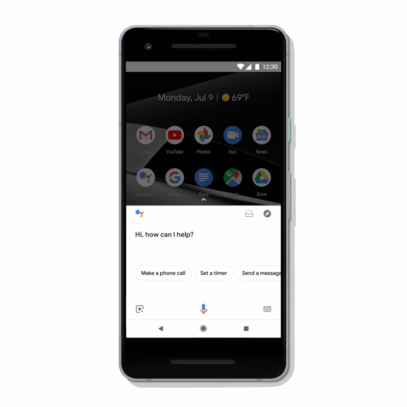 Обновлённый дизайн помощника Google