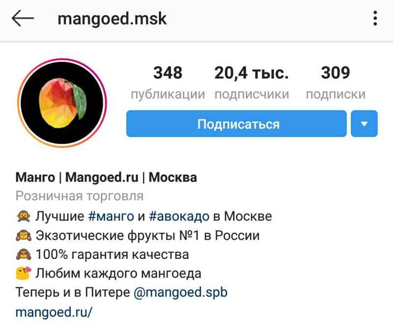 Шапка в Инстаграме: оформление, секреты, примеры: mangoed.msk