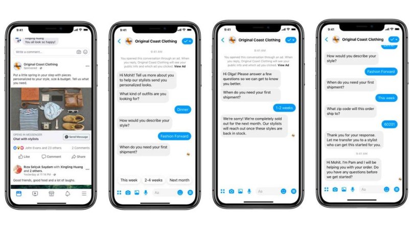 Facebook представил новые бизнес-инструменты для Messenger