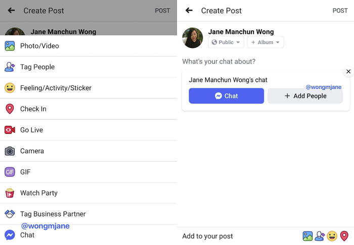 Facebook новый тип постов